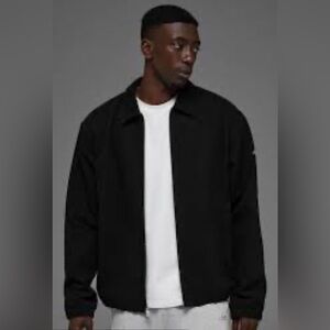 Alo NWOT Men's Black Full Zipper Jacket with Pockets Size M